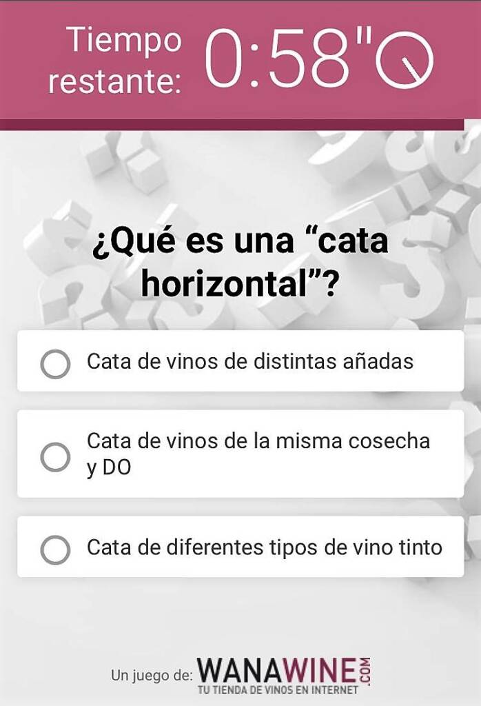 Desarrollo juegos a medida - TrivialWine