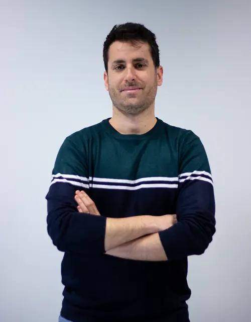 Álvaro Briz, programador en el Departamento de Desarrollo