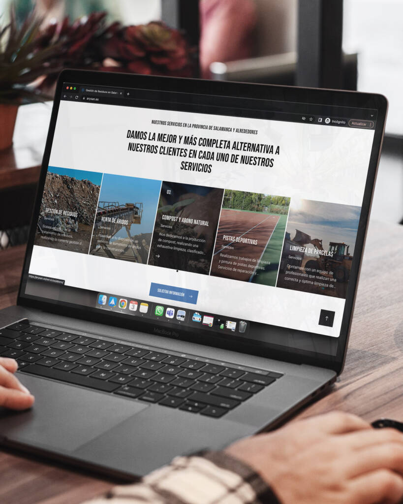 Arysan proyecto web corporativa