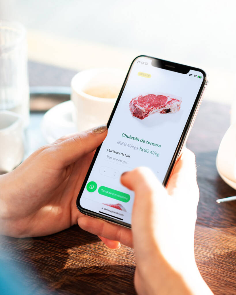 Diseño y desarrollo de tienda online para Dehesa Grande