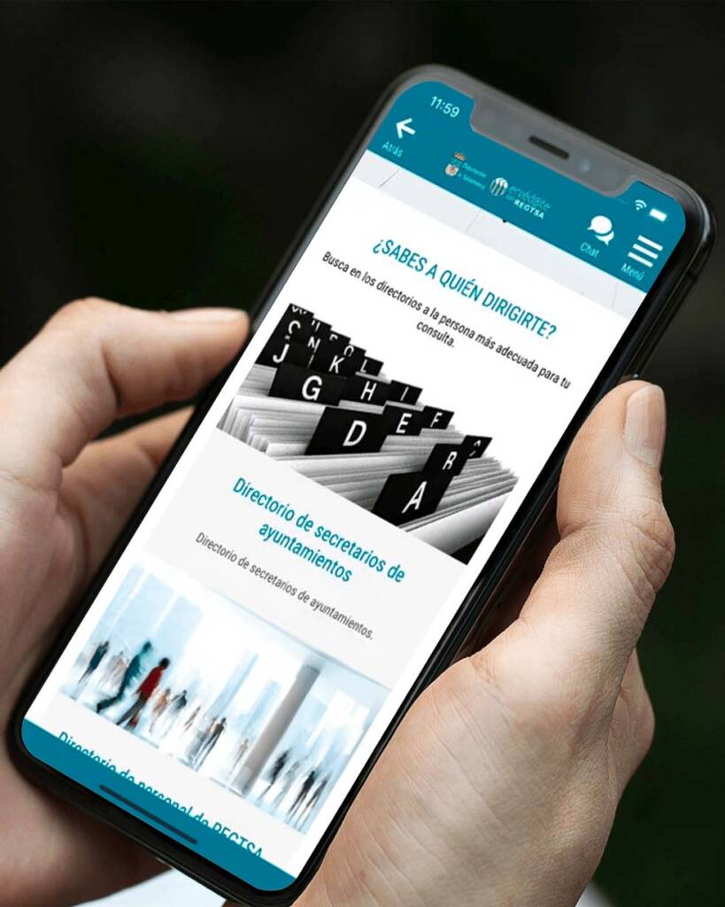 Aplicación móvil Enrédate con REGTSA