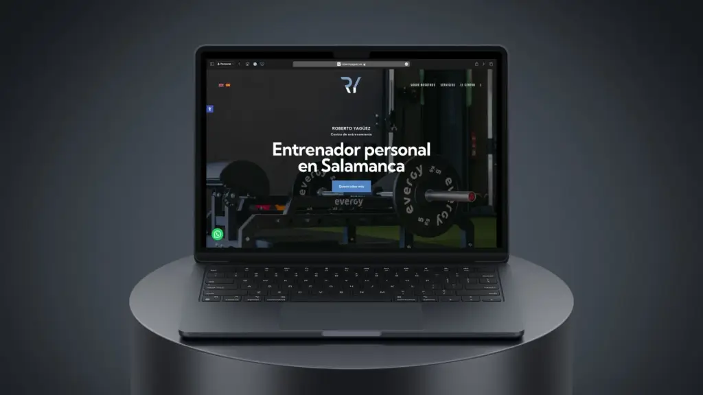 Web para Roberto Yagüez, entrenador personal en Salamanca